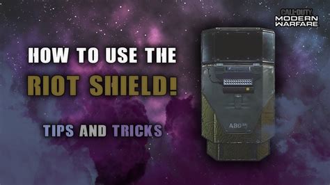 How to use the Riot Shield efficiently in Modern Warfare - Tips and Tricks