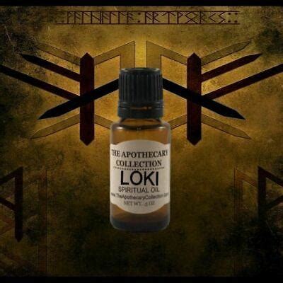 LOKI NORSE GOD OF FIRE Spiritual Oil 1/2 oz. by The Apothecary Collection | #3938648772