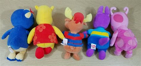 Lot of 5 Ty Backyardigans Plush Tyrone Uniqua Austin Pablo Tasha ...