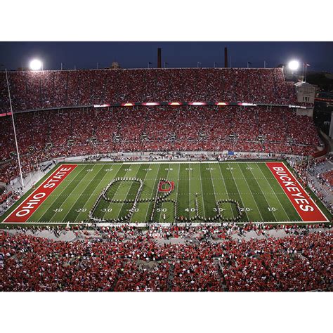 Ohio State Buckeyes: Ohio Script Stadium Mural - Giant Officially ...