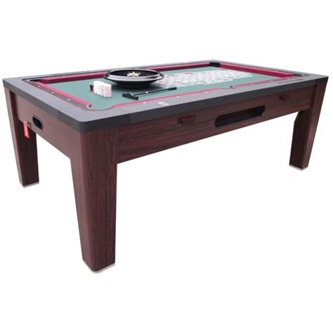 6 in 1 Multi Game Table (Walnut) - Game Room Planet