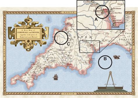 Rhumb lines are placed under land masses to help promote figure-ground. | Download Scientific ...