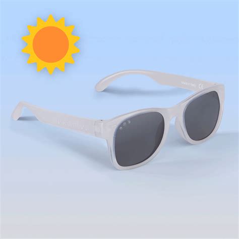 Color Changing Toddler Shades | White and Purple Sunglasses