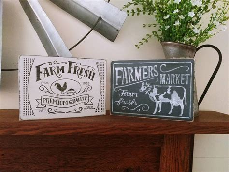 Farmhouse Kitchen Signs, Kitchen Decor, Signs With Farm Animals ...