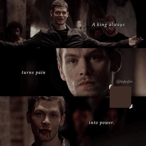 ↠ 𝒯𝑜 & 𝒯𝓋𝒹 |1,3k (Fanpage) on Instagram: “[ Klaus x quote ] — Follow @hopesfire [me] for more! ↷ ...