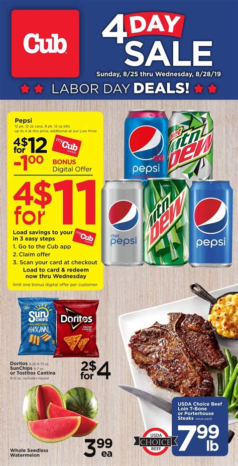 Cub Foods Current weekly ad 08/25 - 08/28/2019 - frequent-ads.com