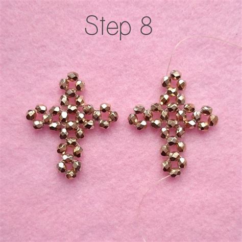 Easter Jewelry Making Tutorial – How to Make a Beaded Cross – Golden ...