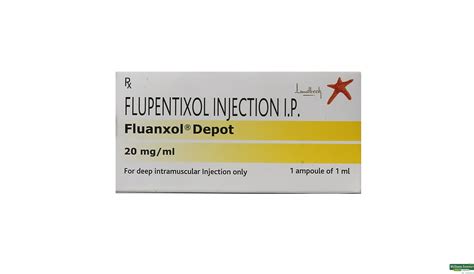 Buy Fluanxol Depot 20mg Injection 1 ml Ampoule Online at Best Price | Wellness Forever