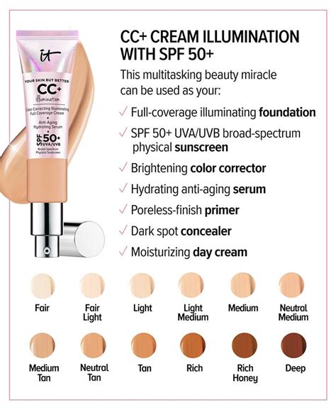 IT Cosmetics CC+ Cream Illumination with SPF 50+ - Macy's