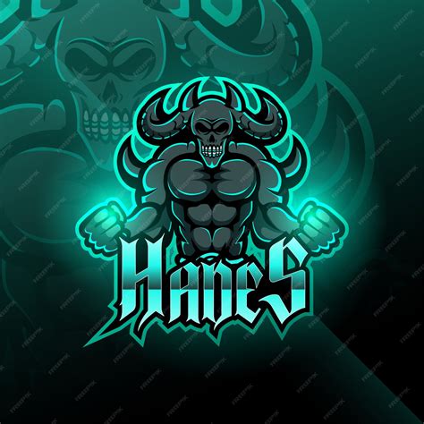 Premium Vector | Hades esport mascot logo design