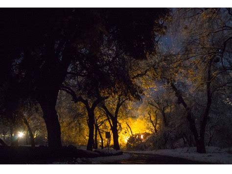 Moonlit Snow on Christmas in Oak Glen: Amazing Photos of the Week | Banning, CA Patch