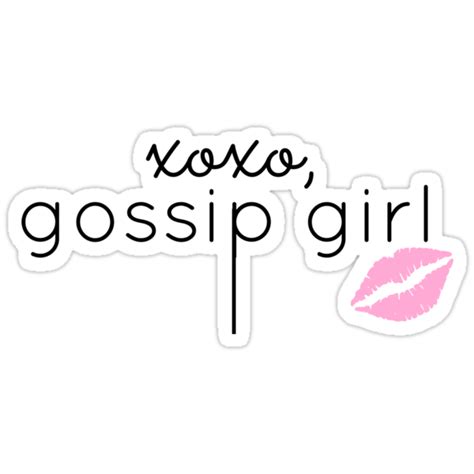 "Gossip Girl design" Stickers by inspoalamode | Redbubble