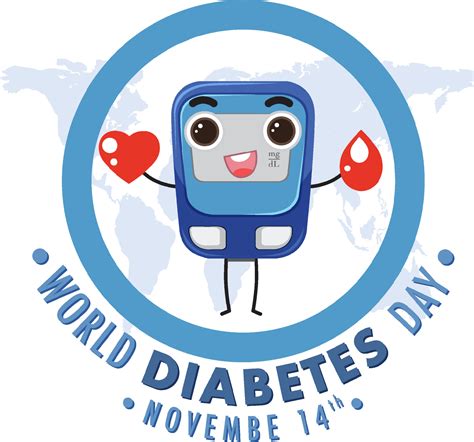 World Diabetes Day Logo Design 11778786 Vector Art at Vecteezy