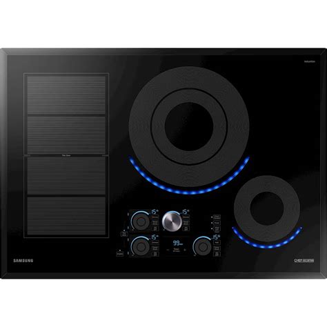 Best Buy: Samsung Chef Collection 30" Induction Cooktop Black NZ30M9880UB