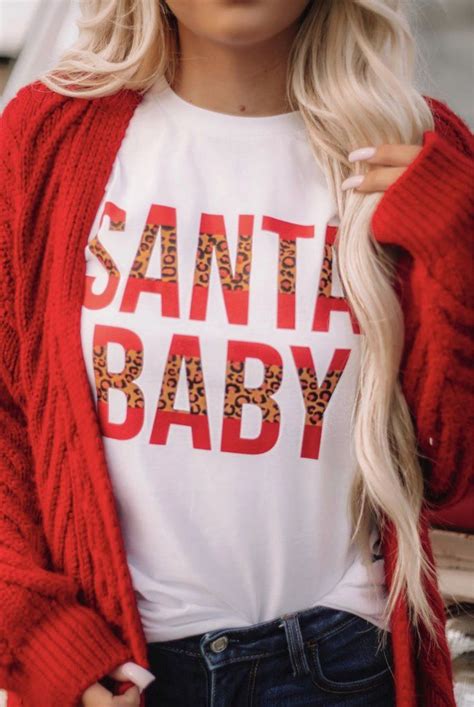 Santa Baby Tee | Infant tees, Mother tees, Holiday collection