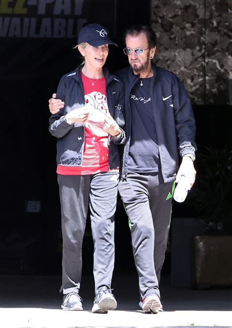 Ringo Starr & Wife Barbara Rock Matching Tracksuits While In L.A ...