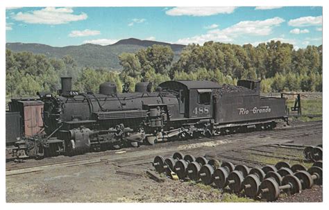 Denver Rio Grande Western Railroad K36 2-8-2 Locomotive 488 LARGE ...