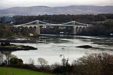 Menai Suspension Bridge | The Menai Suspension Bridge lookin… | Flickr