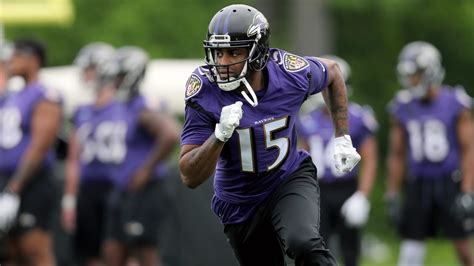 Check Out Michael Crabtree's First Ravens Practice