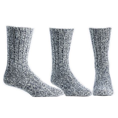 3 Pairs Ballston Merino Wool Ragg Socks for Winter & Outdoor Hiking ...