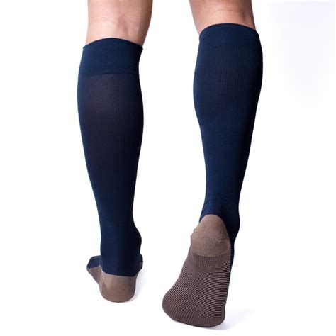 Men's Knee-High Microfiber Nylon Compression Socks | Dr. Motion