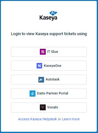 KaseyaOne Support