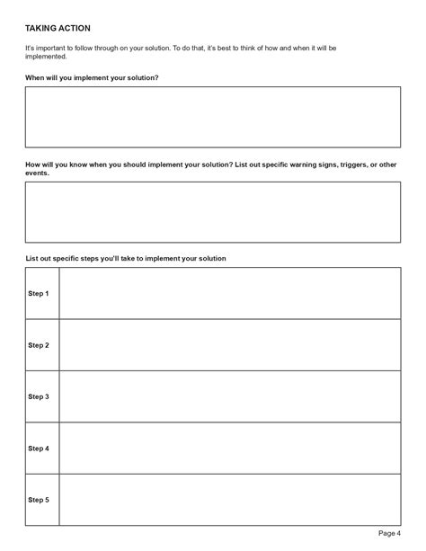 Cbt Printable Worksheets