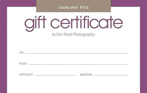 Birthday Gift Certificate Template Free Printable For Present Certificate Templates ...