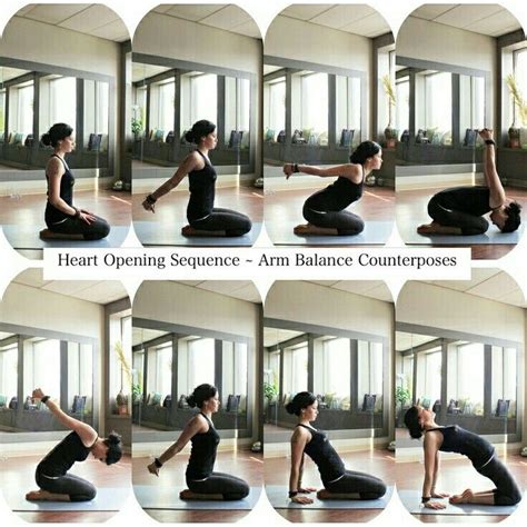 Heart opening sequence poses | Vinyasa yoga, Yoga asanas, Yoga dance