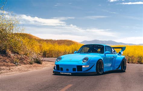 Wallpaper Blue, Sport, Widebody, RWB, Vehicle, Porsche 911 993 RWB ...