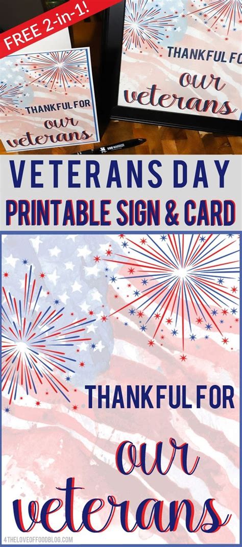 Printable Veterans Day Cards