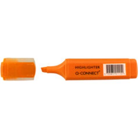 Q-Connect Orange Highlighter Pen (10 Pack) KF01115