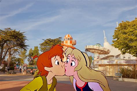 Taran and Eilonwy kiss at Butlins by StoneKieran07 on DeviantArt