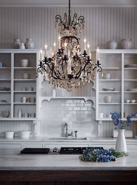 French country kitchen chandelier | Hawk Haven