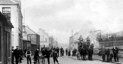 Tour Scotland: Old Photograph High Street Lochgelly Fife Scotland