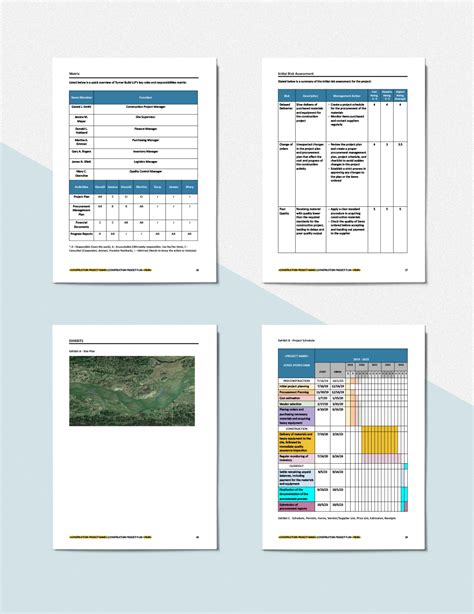 Construction Procurement Management Plan Template in Pages, Word, Google Docs, PDF - Download ...