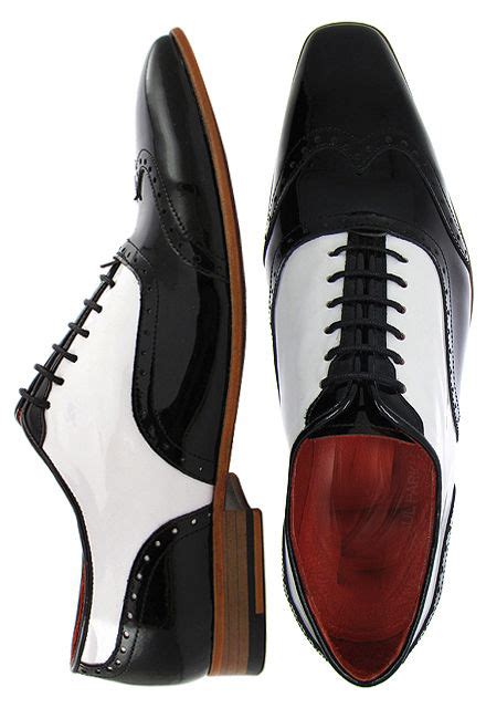 Handcrafted Men Fashion Black And White Dress Shoes, Men Handmade ...