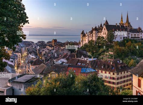 Castle Neuchatel, Switzerland, Europe Stock Photo - Alamy