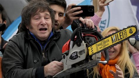 Argentina's Chainsaw-Wielding President Javier Milei Scores His First ...