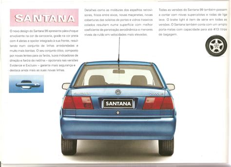 TheSamba.com :: VW Archives - 1999 VW Santana Sales Brochure - Brazil