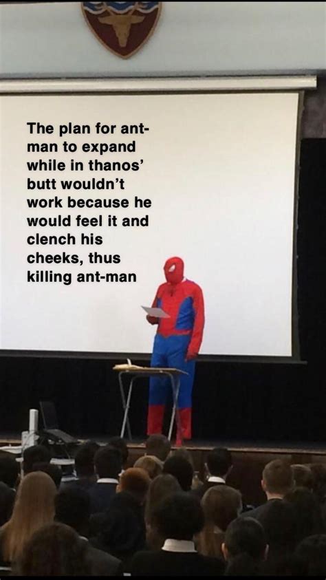 Thank you for listening to my presentation : r/marvelmemes