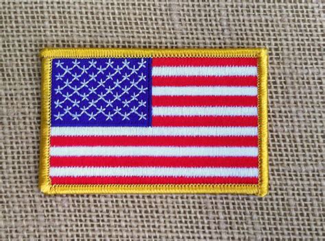 Iron On Patch USA Flag Patch American Flag Patch for Jackets