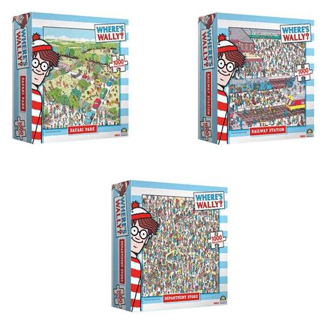 Where's Wally 1000 Piece Puzzle | 3 Styles | Wheres wally, Puzzle set, Wally