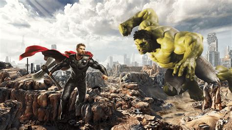 Made some fanart of Thor and Hulk, hope you enjoy it! : r/marvelstudios