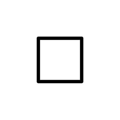 White small square emoji clipart. Free download transparent .PNG | Creazilla