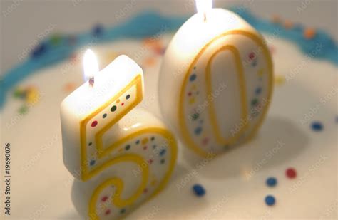 50th birthday cake Stock Photo | Adobe Stock