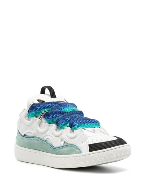 Lanvin Curb colour-block Sneakers - Farfetch