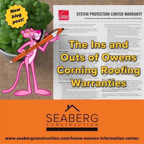 The Ins and Outs of Owens Corning Roofing Warranties