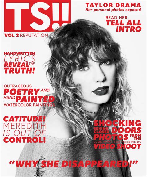 Taylor Swift Gets Cheeky in Tabloid-Inspired Back Covers of Her Magazines