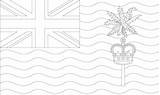 World Flags Coloring Pages sketch template